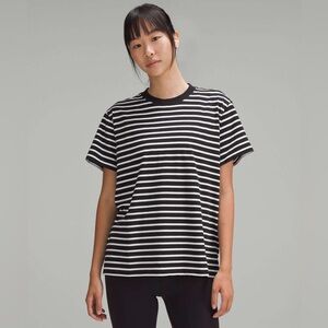 Lululemon all yours striped oversized tee 8